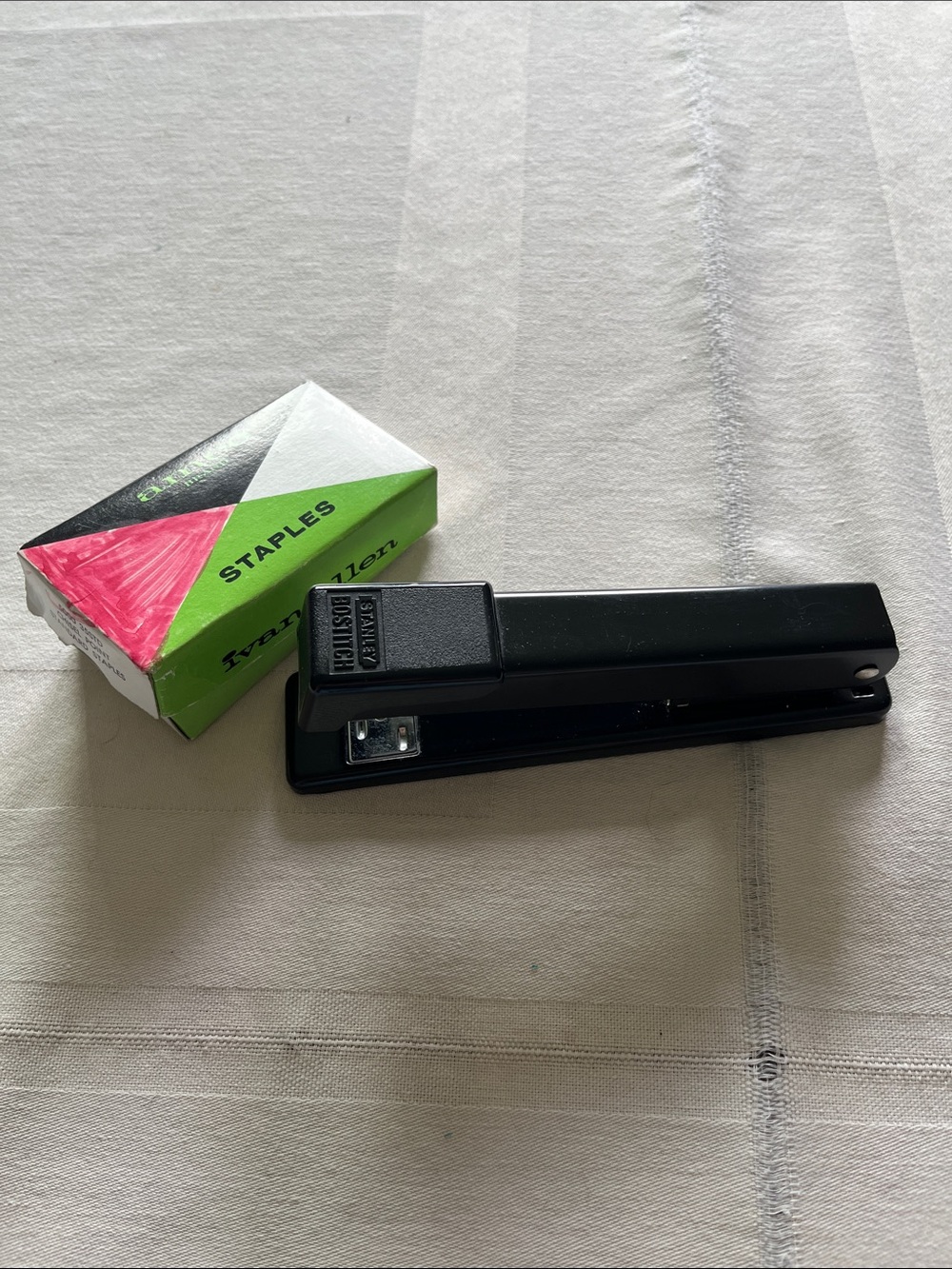 Black Desktop Stapler with Staples - Staples Brand